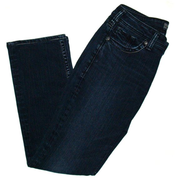 Silver Jeans - AIKO BABY BOOT Women's Blue Denim SAF457 - 28X28 - Picture 15 of 16